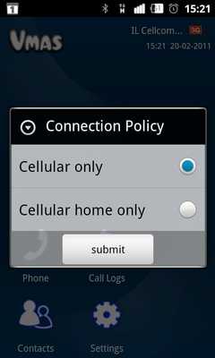 Emulate Android APK VMAS Mobile VoIP Application