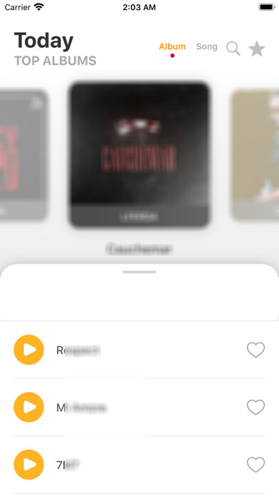Emulate iPhone app Vmate Music Player using MyAndroid