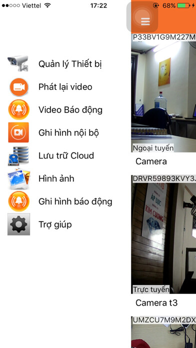Emulate iPhone app VNTIS IPCam using MyAndroid