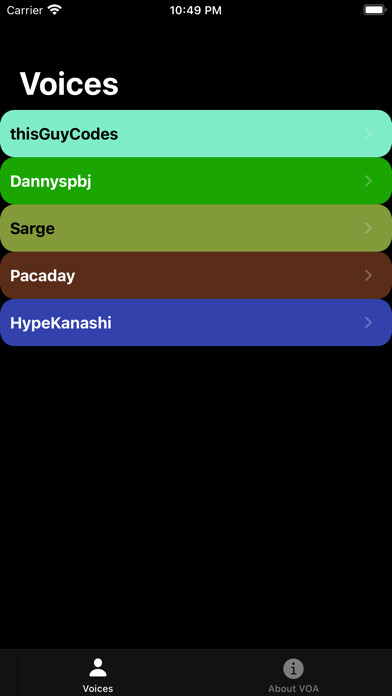Emulate iPhone app VOAPad using MyAndroid