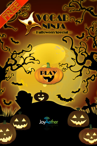 Emulate iPhone app Vocab Ninja - Halloween Special using MyAndroid Emulate iPhone app Vocab Ninja - Halloween Special using MyAndroid