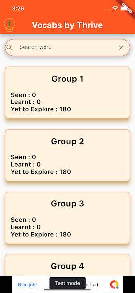 Run android online APK Vocabs GRE TOEFL Offline Lite from MyAndroid or emulate Vocabs GRE TOEFL Offline Lite using MyAndroid