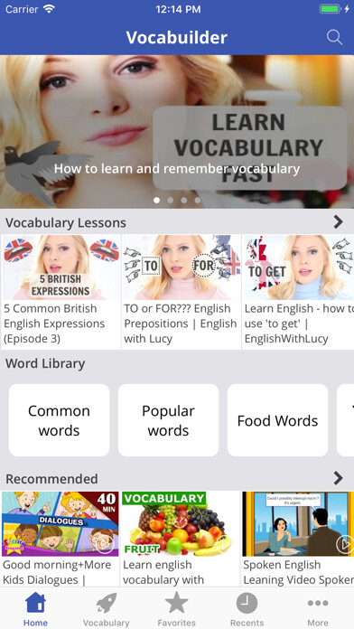 Emulate iPhone app Vocabuilder - Learning English using MyAndroid Emulate iPhone app Vocabuilder - Learning English using MyAndroid