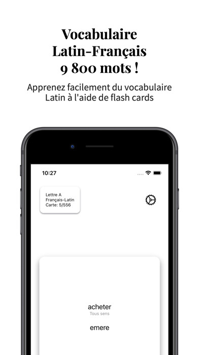 Emulate iPhone app Vocabulaire Latin-Français using MyAndroid Emulate iPhone app Vocabulaire Latin-Français using MyAndroid