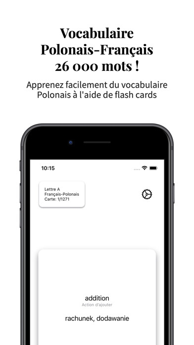 Emulate iPhone app Vocabulaire Polonais-Français using MyAndroid Emulate iPhone app Vocabulaire Polonais-Français using MyAndroid