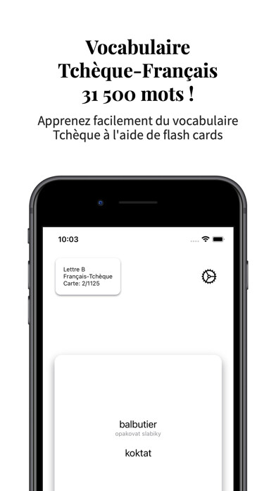 Emulate iPhone app Vocabulaire Tchèque-Français using MyAndroid Emulate iPhone app Vocabulaire Tchèque-Français using MyAndroid
