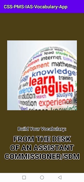 Run android online APK Vocabulary Master(CSS/PMS/IAS) from MyAndroid or emulate Vocabulary Master(CSS/PMS/IAS) using MyAndroid Run android online APK Vocabulary Master(CSS/PMS/IAS) from MyAndroid or emulate Vocabulary Master(CSS/PMS/IAS) using MyAndroid