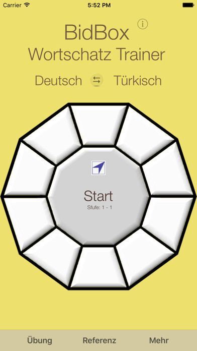 Emulate iPhone app Vocabulary Trainer: German - Turkish using MyAndroid