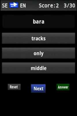 Emulate Android APK Vocabulary Trainer (SE/EN) Int Emulate Android APK Vocabulary Trainer (SE/EN) Int