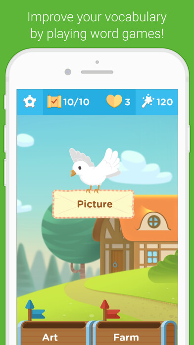 Emulate iPhone app Vocab Victor English Word Game using MyAndroid Emulate iPhone app Vocab Victor English Word Game using MyAndroid
