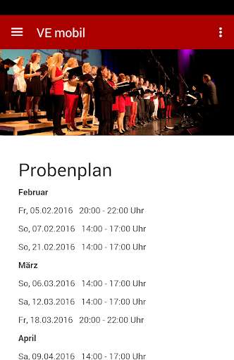 Run android online APK Vocalensemble Erwitte from MyAndroid or emulate Vocalensemble Erwitte using MyAndroid