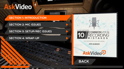 Emulate iPhone app Vocal Recording Mistake Course using MyAndroid