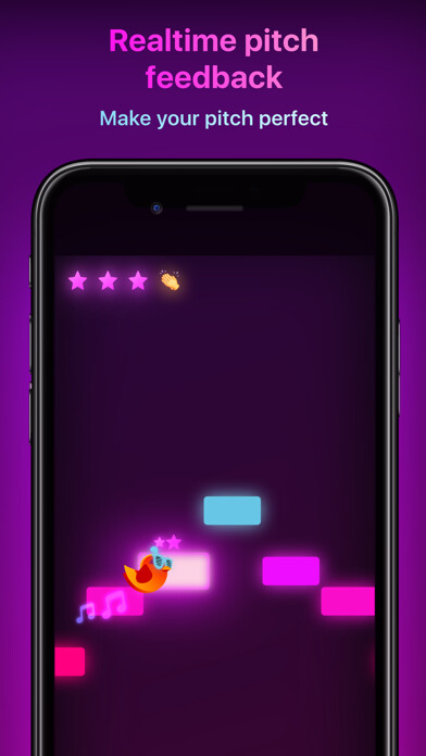 Emulate iPhone app Vocal Workout: Singing lessons using MyAndroid