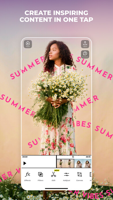 Emulate iPhone app VOCHI Video Effects Editor using MyAndroid