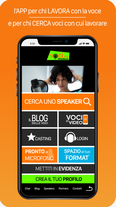Emulate iPhone app VOCI.fm using MyAndroid