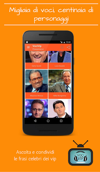 Run android online APK VociVip - Ascolta audio famosi from MyAndroid or emulate VociVip - Ascolta audio famosi using MyAndroid