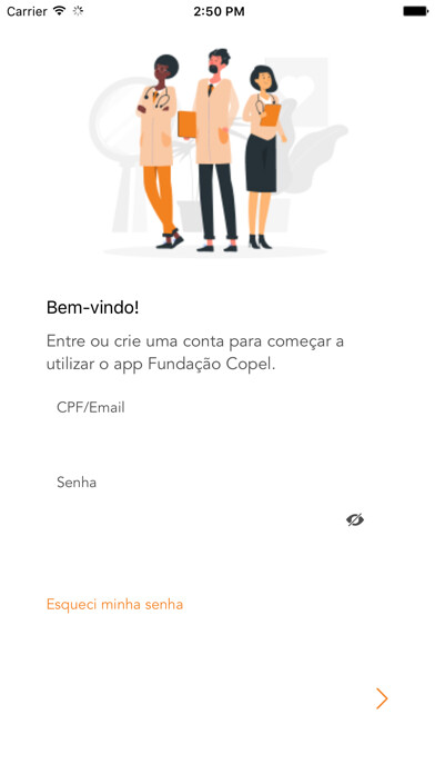 Emulate iPhone app Você no Controle using MyAndroid