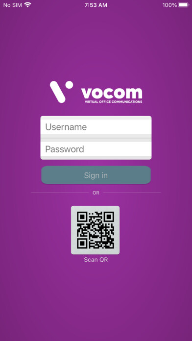 Emulate iPhone app Vocom VoIP using MyAndroid