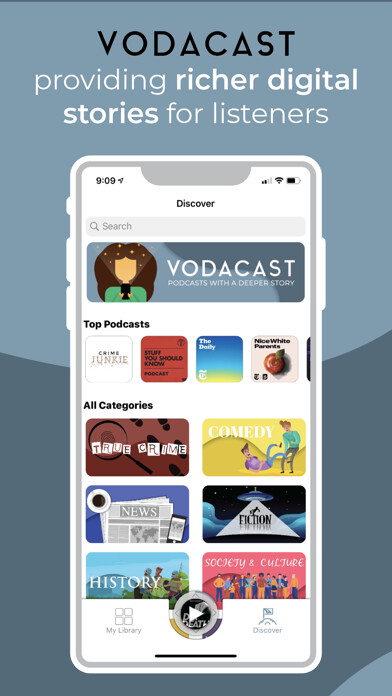 Emulate iPhone app Vodacast using MyAndroid