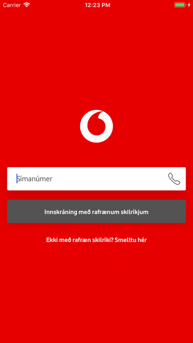 Emulate iPhone app Vodafone 1414 using MyAndroid