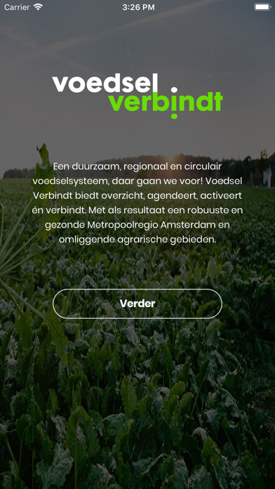 Emulate iPhone app Voedsel Verbindt using MyAndroid Emulate iPhone app Voedsel Verbindt using MyAndroid