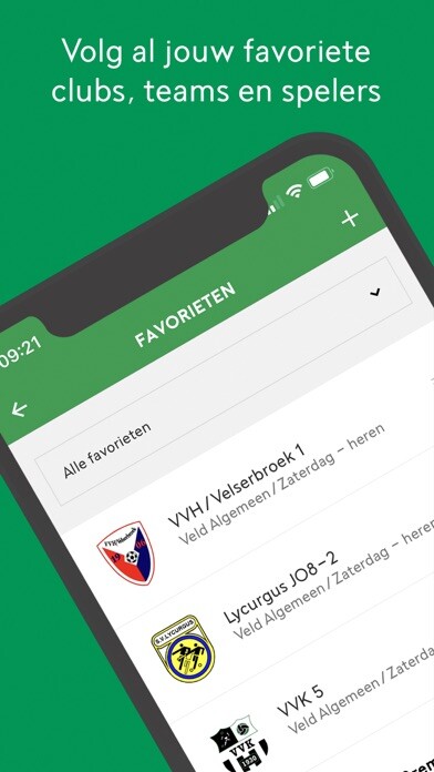 Emulate iPhone app Voetbal.nl using MyAndroid