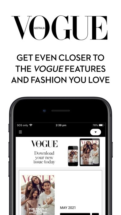 Emulate iPhone app Vogue Australia using MyAndroid Emulate iPhone app Vogue Australia using MyAndroid
