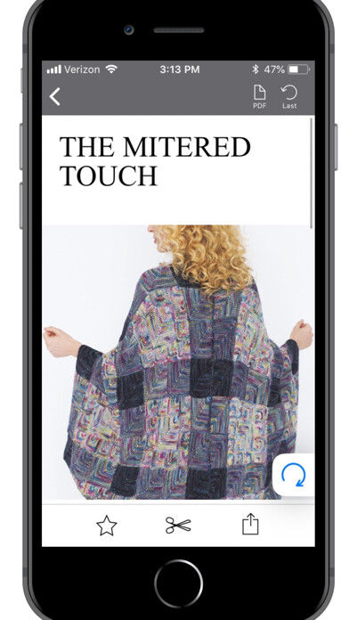 Emulate iPhone app Vogue Knitting using MyAndroid