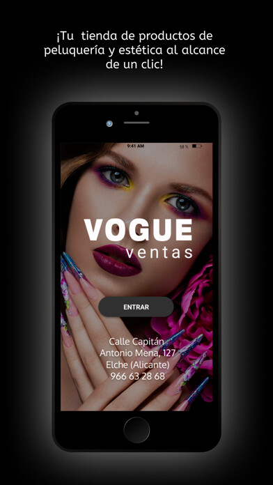 Emulate iPhone app Vog Ventas Elche using MyAndroid