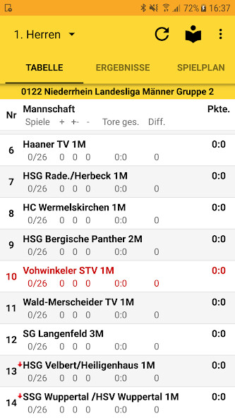 Run android online APK Vohwinkeler STV Handball from MyAndroid or emulate Vohwinkeler STV Handball using MyAndroid