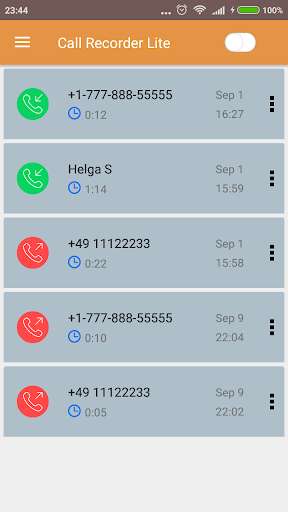 Run android online APK Voice Call Recorder Free from MyAndroid or emulate Voice Call Recorder Free using MyAndroid