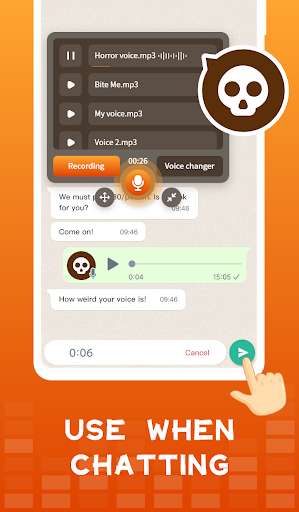 Run android online APK Voice Change Player from MyAndroid or emulate Voice Change Player using MyAndroid