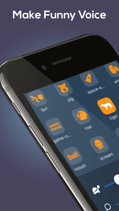Emulate iPhone app Voice Changer – Voice Recorder, with Funny Effects using MyAndroid