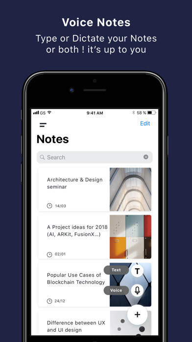 Emulate iPhone app Voice Dictation for Notes using MyAndroid