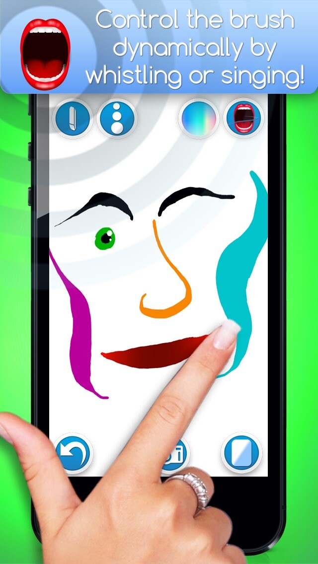Emulate iPhone app Voice Draw Free using MyAndroid Emulate iPhone app Voice Draw Free using MyAndroid