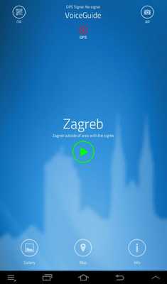 Emulate Android APK VoiceGuide Zagreb ENG