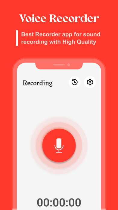 Emulate iPhone app Voice Memo - Voice Recorder using MyAndroid