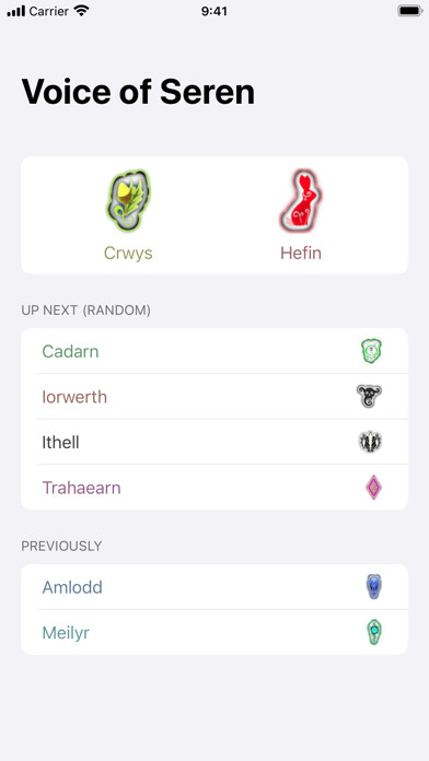 Emulate iPhone app Voice of Seren Assistant using MyAndroid