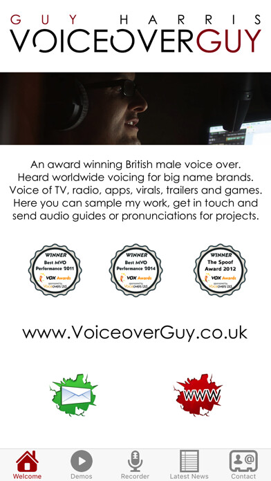 Emulate iPhone app VoiceoverGuy using MyAndroid