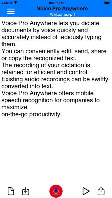Emulate iPhone app Voice Pro Anywhere using MyAndroid Emulate iPhone app Voice Pro Anywhere using MyAndroid