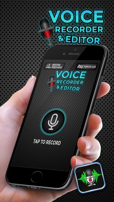 Emulate iPhone app Voice Recorder and Editor – Change Your Speech with Funny Sound Effects using MyAndroid