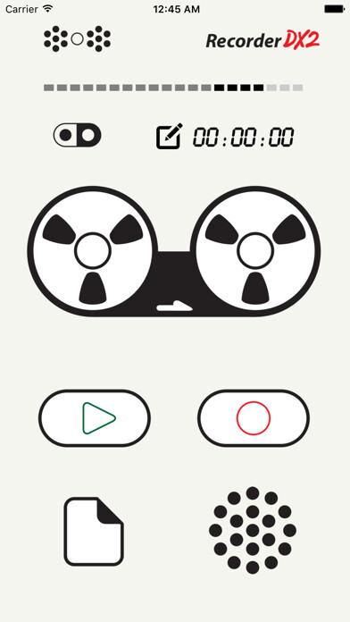 Emulate iPhone app Voice Recorder DX2 using MyAndroid
