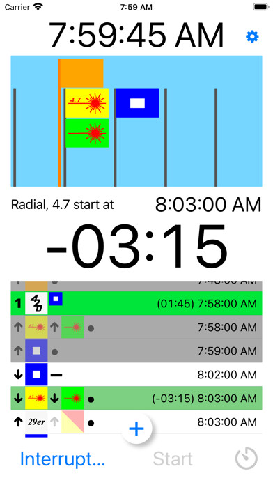 Emulate iPhone app Voice Sail Start Timer using MyAndroid Emulate iPhone app Voice Sail Start Timer using MyAndroid