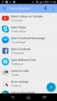 Emulate Android APK Voice Shortcut
