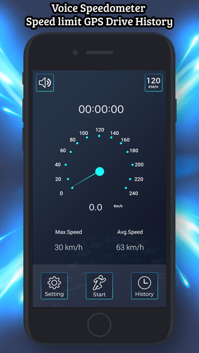 Emulate iPhone app Voice Speedometer using MyAndroid Emulate iPhone app Voice Speedometer using MyAndroid