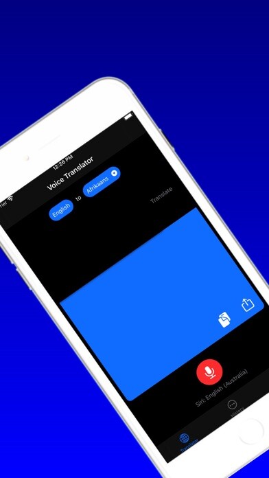Emulate iPhone app Voice Translator and Speak Pro using MyAndroid Emulate iPhone app Voice Translator and Speak Pro using MyAndroid