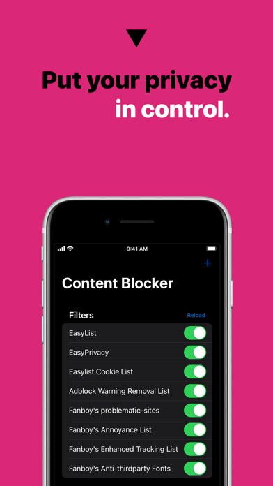 Emulate iPhone app Void: Ad Blocker & Privacy using MyAndroid