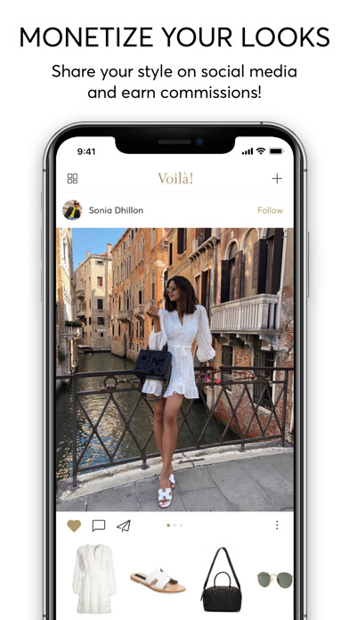 Emulate iPhone app Voilà! for Influencers using MyAndroid