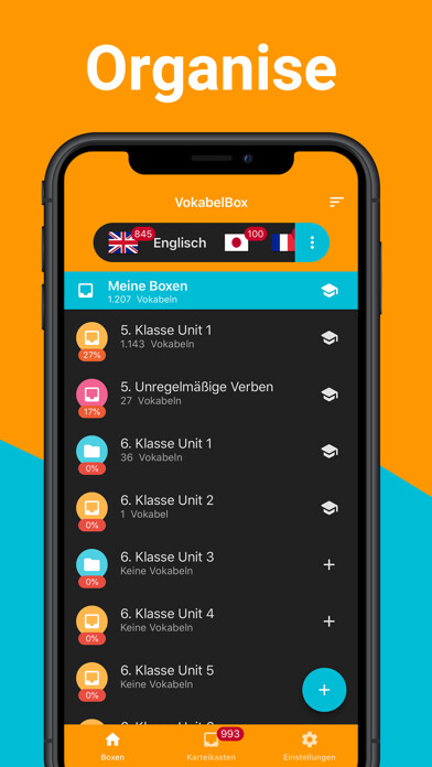 Emulate iPhone app VokabelBox - Full version using MyAndroid Emulate iPhone app VokabelBox - Full version using MyAndroid