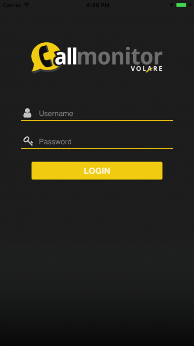 Emulate iPhone app Volare Call Monitor using MyAndroid